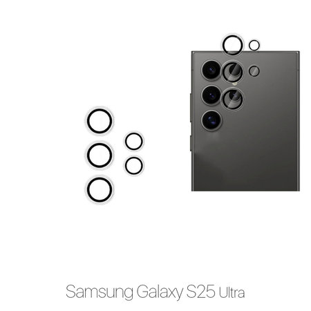 FixPremium Glass - Tvrzené Sklo Zadní Kamery bez Rámu pro Samsung S25 Ultra