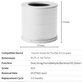 Xiaomi Smart Air Purifier 4 Compact - HEPA filtr (Aktivní uhlí) (White)