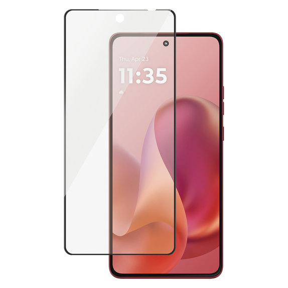Tvrzené sklo UWF pro Motorola Moto G86 Power, Černá, PanzerGlass