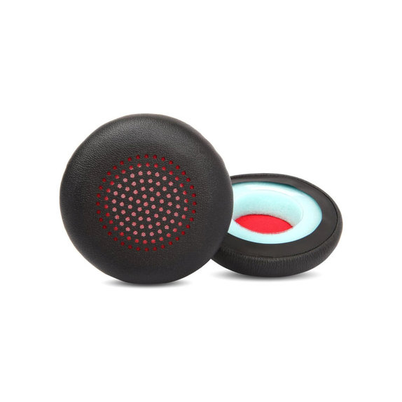 Náhradní Náušníky pro Poly Blackwire 5200, Voyager 5200, Paměťová pěna + PU kůže, Černé, 1 pár