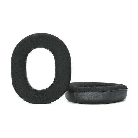 Náhradní Náušníky pro Razer Blackshark V3 Pro, Paměťová pěna + Textil, Černé, 1 pár