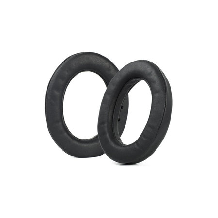 Náhradní Náušníky pro Sennheiser HD490 Pro, HD490 Pro Plus, Paměťová pěna + PU kůže, Černé, 1 pár