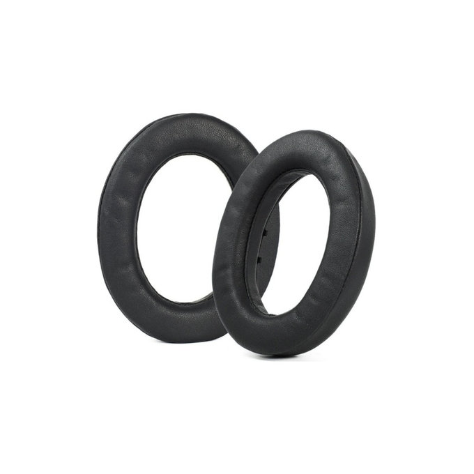 Náhradní Náušníky pro Sennheiser HD490 Pro, HD490 Pro Plus, Paměťová pěna + PU kůže, Černé, 1 pár