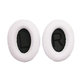 Náhradní Náušníky pro Bose QuietComfort 2, 15, 25 a 35, Paměťová pěna + PU kůže, Černo-bílé, 1 pár