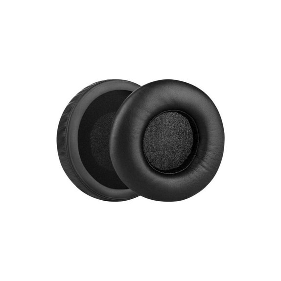 Náhradní Náušníky pro AKG K845BT, K545, K540, Paměťová pěna + PU kůže, Černé, 1 pár