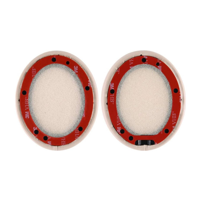 Náhradní Náušníky pro Beats Studio 2.0 a 3.0, Paměťová pěna + PU kůže, Béžové, 1 pár