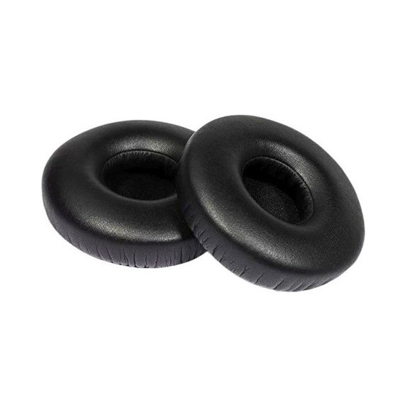 Náhradní Náušníky pro Jabra Revo, Paměťová pěna + PU kůže, Černé, 1 pár