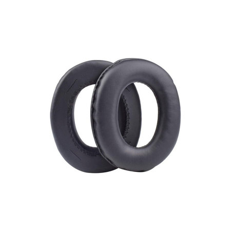 Náhradní Náušníky pro Panasonic RP-HTX7, RP-HTX7A, RP-HTX9, Paměťová pěna + PU kůže, Černé, 1 pár