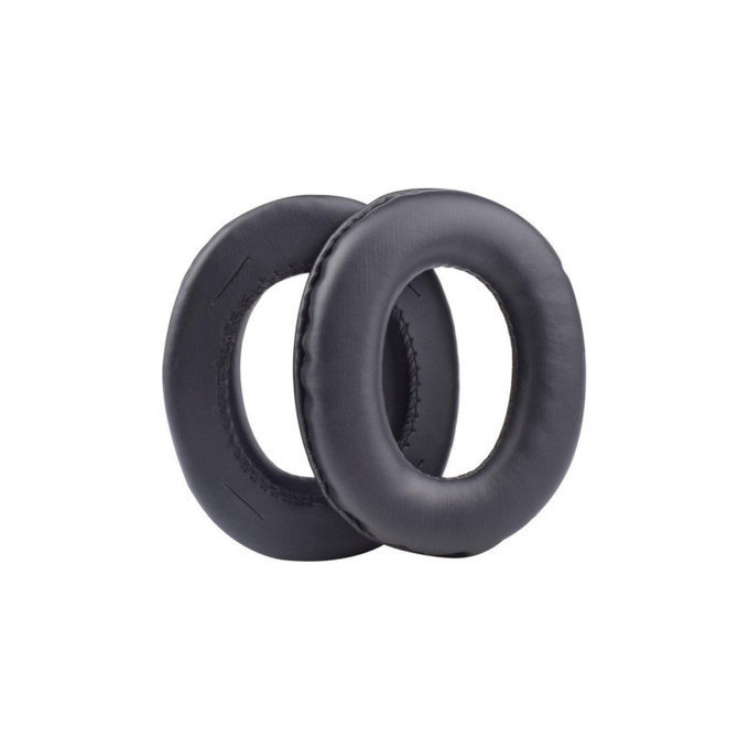 Náhradní Náušníky pro Panasonic RP-HTX7, RP-HTX7A, RP-HTX9, Paměťová pěna + PU kůže, Černé, 1 pár