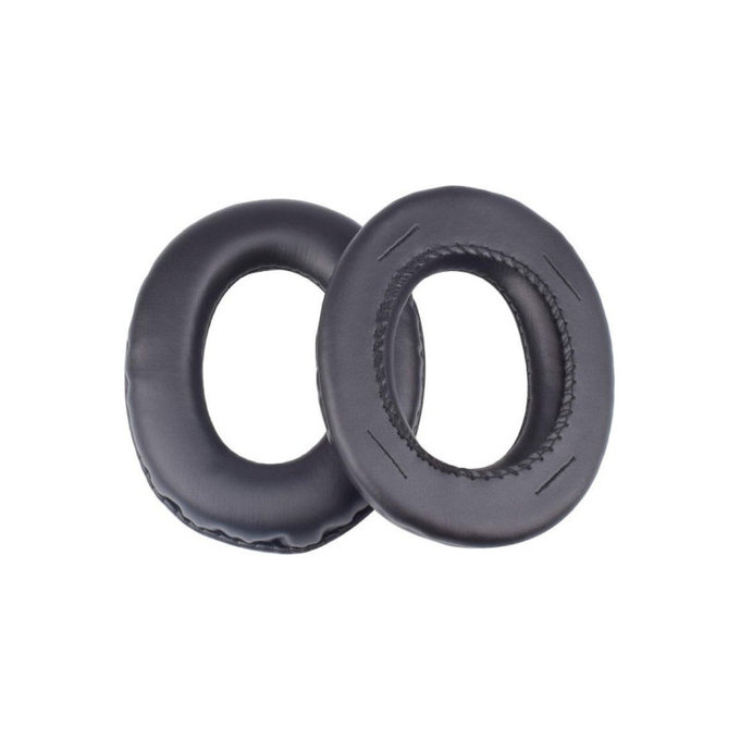 Náhradní Náušníky pro Panasonic RP-HTX7, RP-HTX7A, RP-HTX9, Paměťová pěna + PU kůže, Černé, 1 pár