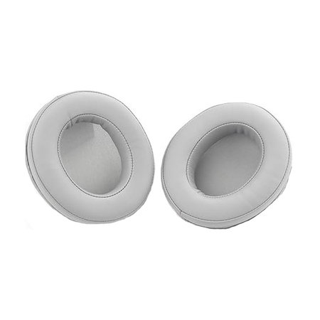 Náhradní Náušníky pro Razer Nari a Kraken, Paměťová pěna + PU kůže + Neopren, Šedé, 1 pár
