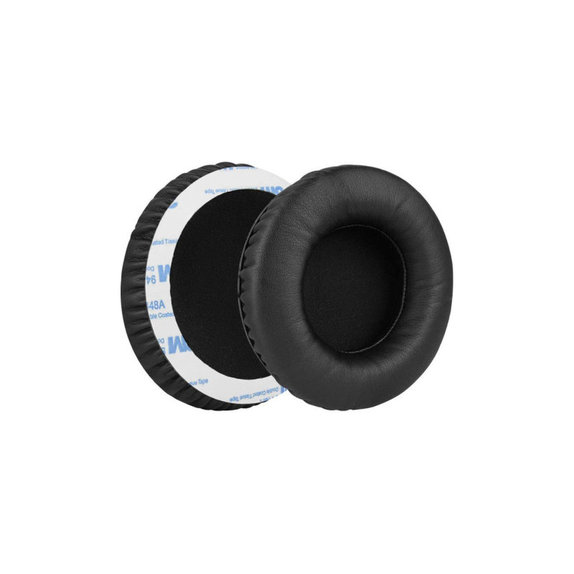 Náhradní Náušníky pro SteelSeries Siberia 200, V1, V2, V3 Prism, Paměťová pěna + PU kůže, Černé, 1 pár
