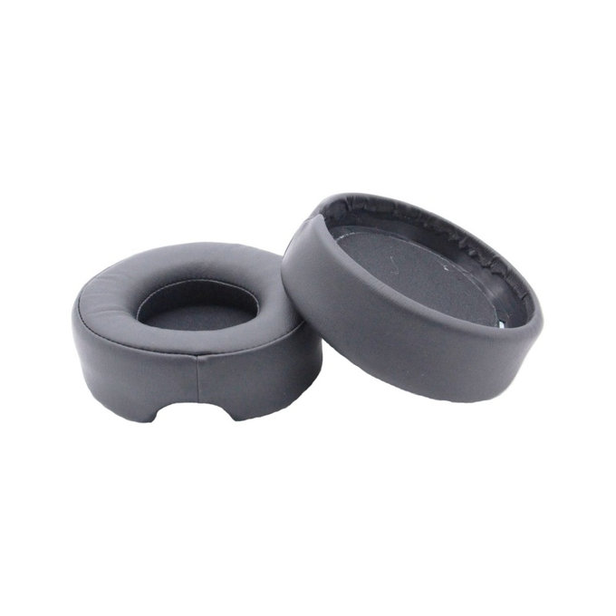 Náhradní Náušníky pro SteelSeries Siberia 650, Paměťová pěna + PU kůže, Černé, 1 pár