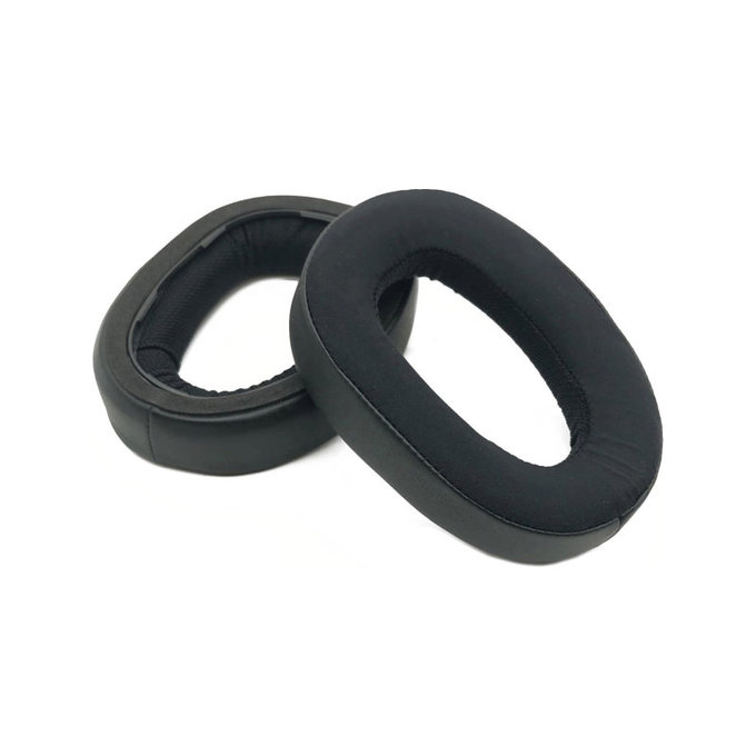 Náhradní Náušníky pro Sennheiser GSP500, GSP600, Paměťová pěna + PU kůže, Černé, Chladicí Gel, 1 pár