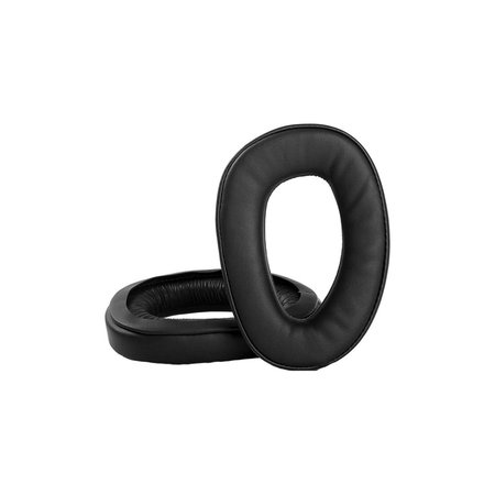 Náhradní Náušníky pro Sennheiser GSP300, GSP350, GSP370, Paměťová pěna + PU kůže, Černé, Chladicí Gel, 1 pár