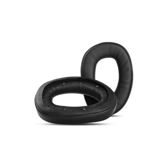Náhradní Náušníky pro Sennheiser GSP300, GSP350, GSP370, Paměťová pěna + PU kůže, Černé, Chladicí Gel, 1 pár
