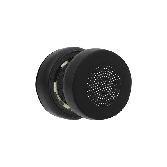 Náhradní Náušníky pro Jabra Evolve 75, 75+, UC, MS, Paměťová pěna + PU kůže, Černé, Chladicí Gel, 1 pár
