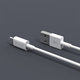 USB / USB-C kabel Smart, 2.1A, 2m, bílá, Devia