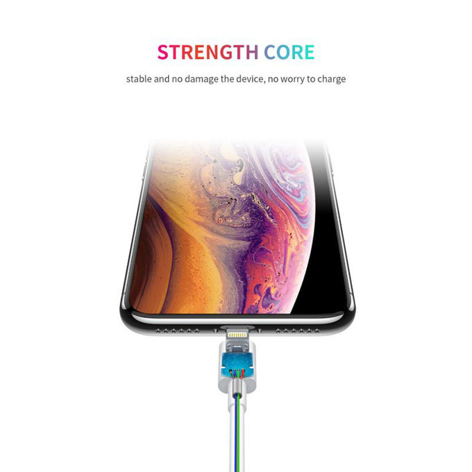 Lightning / USB-C kabel Smart, PD 20W, 1m, bílá, Devia