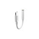 Adaptér Smart 3,5mm Jack / USB-C, bílá, Devia