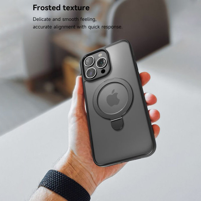 Pouzdro Delight s MagSafe pro iPhone 15 Pro Max, černá, Devia