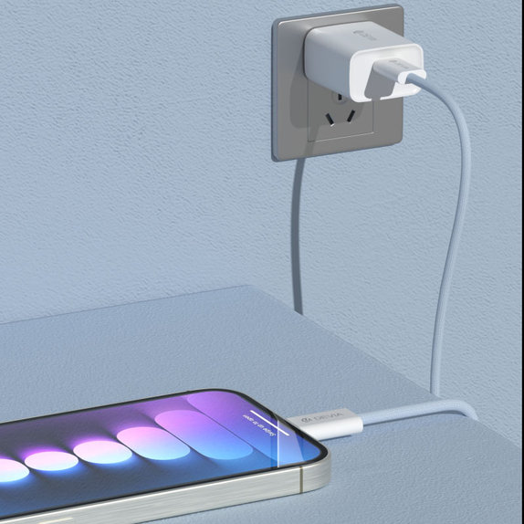 USB-C / USB-C kabel Smart, PD 60W, 1m, bílá, Devia