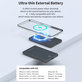 MagSafe Powerbanka Extreme Speed Mini s displejem, PD 20W, 5000mAh, Space Grey, Devia