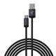 USB / USB-C kabel Gracious, 2.1A, 2m, černá, Devia