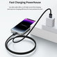 Lightning / USB kabel Gracious, 2,4A, 2m, černá, Devia