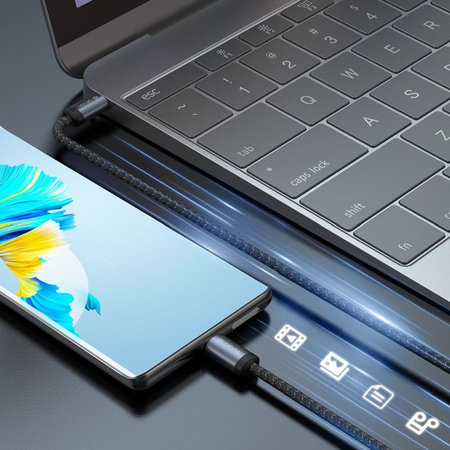 USB-C / USB-C kabel Gracious, PD 60W, 2m, černá, Devia