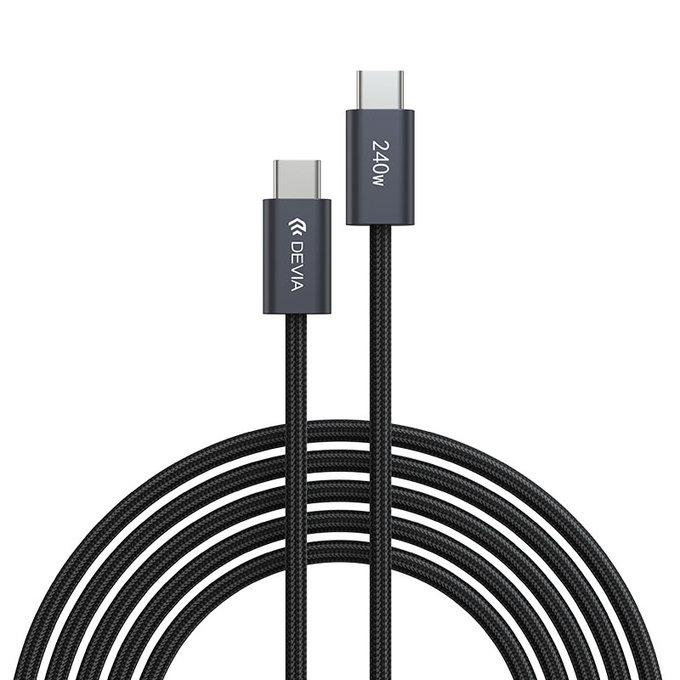 USB-C / USB-C kabel Extreme Speed, PD 240W, 2m, černá, Devia