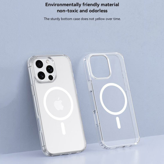 Pouzdro Clear s MagSafe pro iPhone 16 Plus, Transparentní, Devia