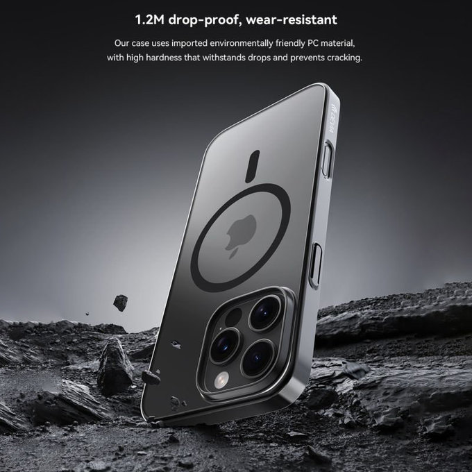 Pouzdro Glimmer s MagSafe pro iPhone 16 Plus, černá, Devia