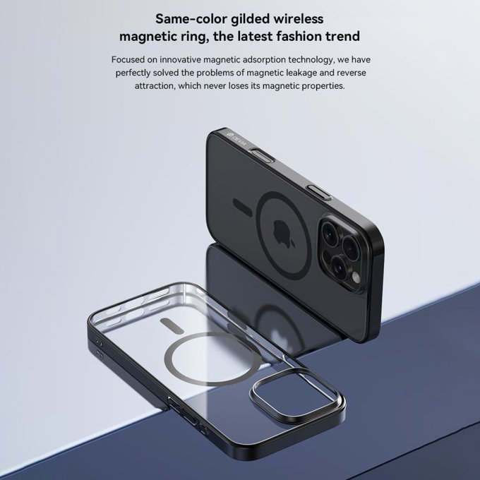 Pouzdro Glimmer s MagSafe pro iPhone 16 Plus, černá, Devia