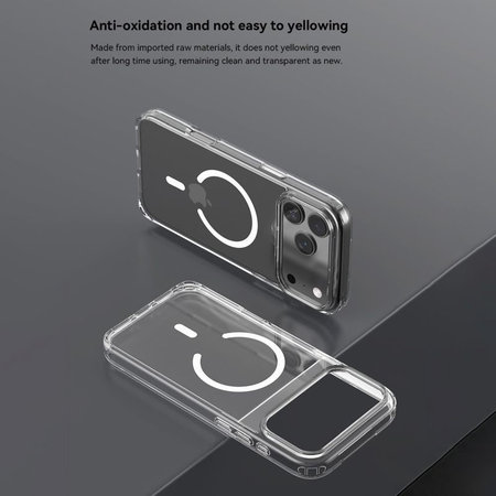 Pouzdro Clear s MagSafe pro iPhone 17 Pro, Transparentní, Devia