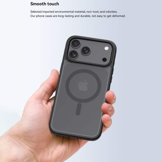 Pouzdro Pino s MagSafe pro iPhone 17 Pro Max, černá, Devia