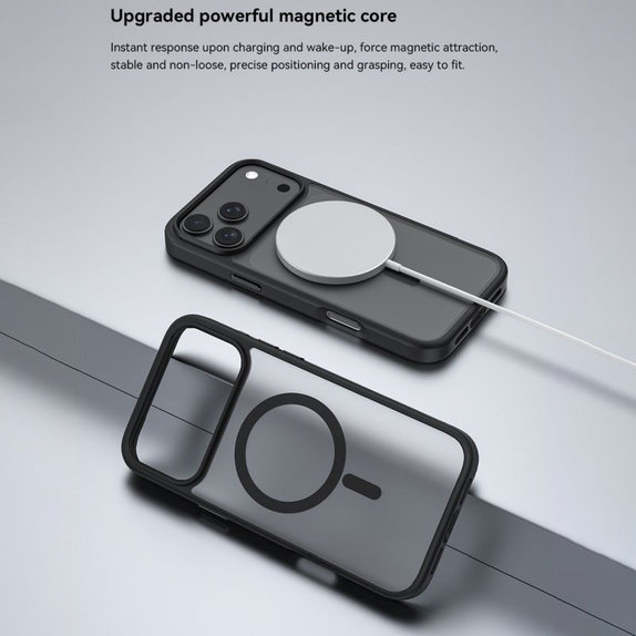 Pouzdro Pino s MagSafe pro iPhone 17 Pro Max, černá, Devia