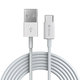 USB / USB-C kabel Smart, 2.1A, 1m, bílá, Devia