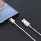 USB / USB-C kabel Smart, 2.1A, 1m, bílá, Devia