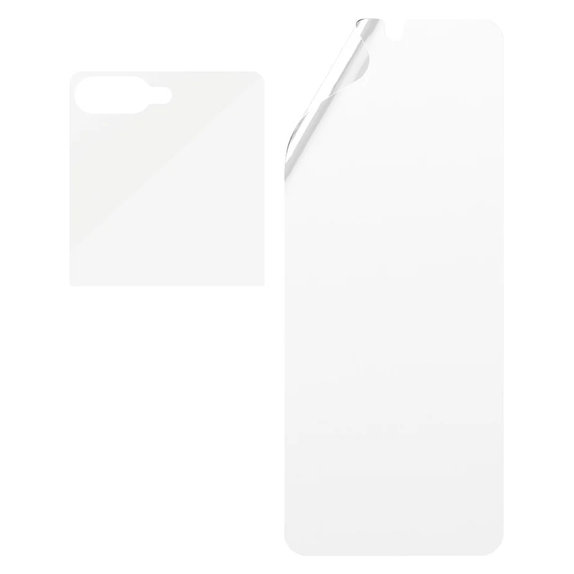 Ochranná fólie UWF a tvrzené sklo pro Samsung Galaxy Z Flip7, Čirá, PanzerGlass
