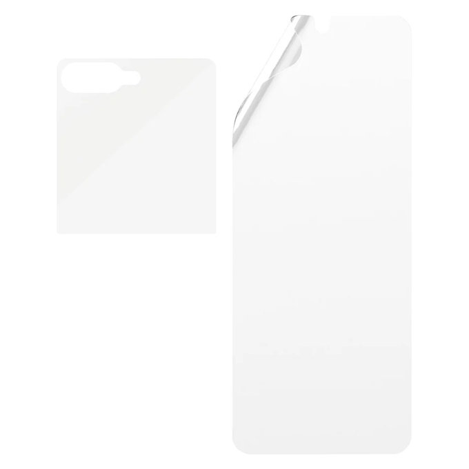 Ochranná fólie UWF a tvrzené sklo pro Samsung Galaxy Z Flip7, Čirá, PanzerGlass