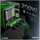 Nabíjecí stanice, 200W víceportová, 2UUL PC01