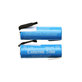 Baterie 14430 s montážními plíšky, 650mAh, Li-Ion, 3.7V, HQ