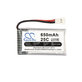 Baterie pro Hubsan X4 H107, 650mAh, Li-Pol, 3.7V, H107C-A24, HQ