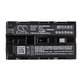 Baterie pro Line 6 James Tyler Variax, Line 6 JTV Guitar, 2600mAh, Li-Ion, 7.4V, BA12, HQ
