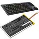 Baterie pro Logitech G913, G913 TKL, G915, G915TKL, 1500mAh, Li-Pol, 3.7V, 533-000152, HQ