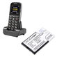 Baterie pro Doro Primo 365, 1300mAh, Li-Ion, 3.7V, RCB01, HQ