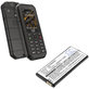 Baterie pro Cat B26, 1350mAh, Li-Ion, 3.7V, B26, HQ