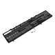 Baterie pro Lenovo Yoga, 4300mAh, Li-Pol, 15.36V, L18D4PF1, HQ