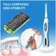 Baterie pro Waterpik 900 Sonic Toothbrush, Sensonic Plus Sr-3000, 700mAh, Ni-MH, 2.4V, BK-4MCCE, HQ